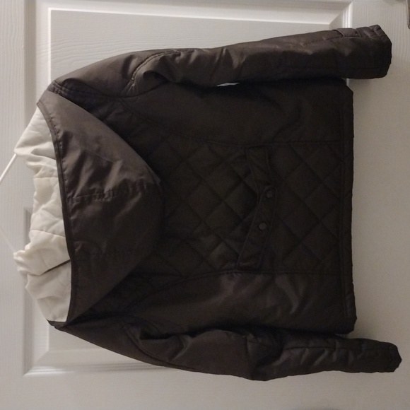 Quilted Brown Lane Crawford Fall Jacket - Picture 3 of 3